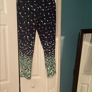 Navy and Teal Petite Leggings